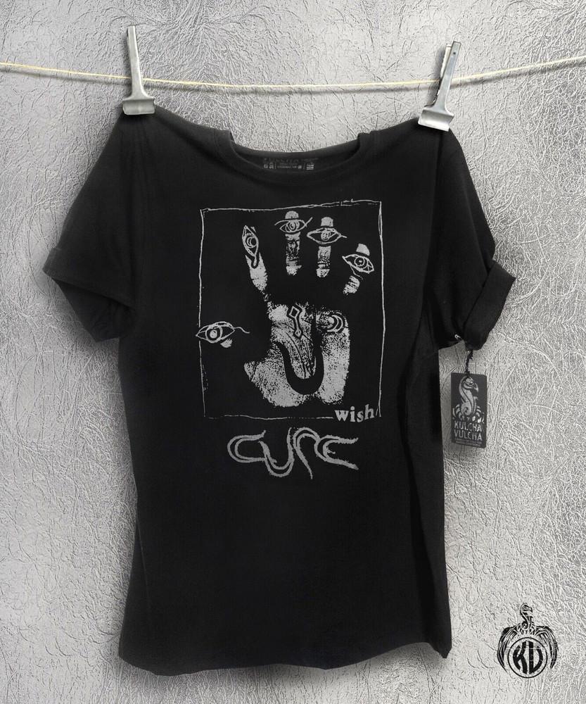 

Футболка The Cure, 100% гребенной хлопок, одобрено Fair Wear - Унисекс Женская футболка Унисекс Футболка S