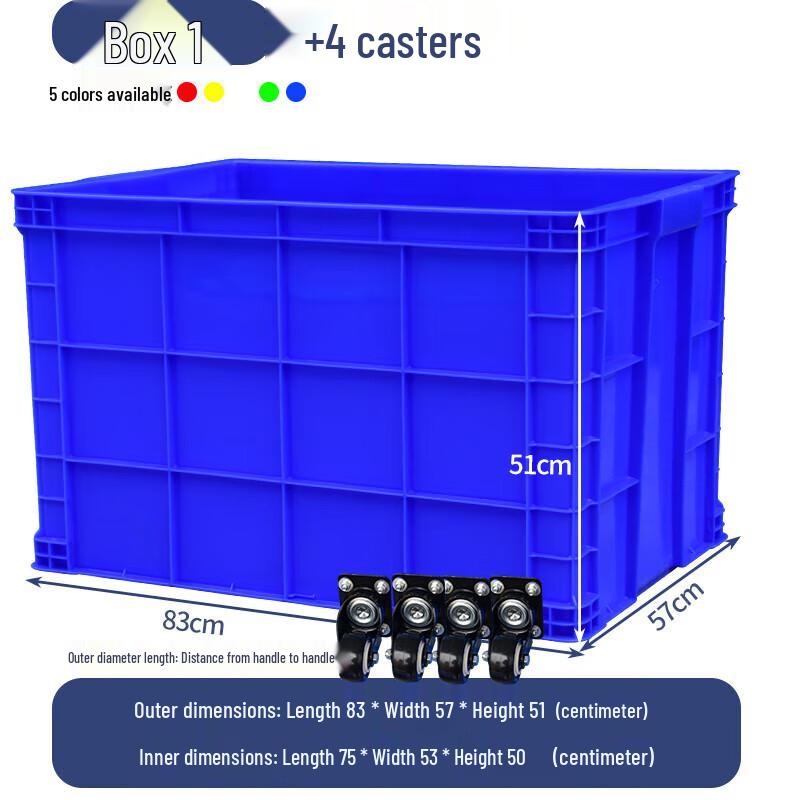 Yishuxiang Heavy-Duty Plastic Storage & Transport Box