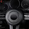 Car Steering Wheel Ring Cover Trim For Mazda CX30 CX-30     2024 Carbon Fiber Interior Muoldings Accessories