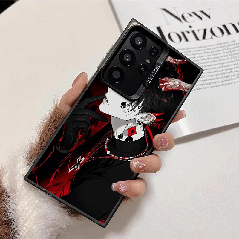 Devil Bad Boy Anime Style Soft Phone Case for Samsung Galaxy S24 S25 FE S26 Edge S23 Ultra S22 Plus S21 + Shockproof Cover Back