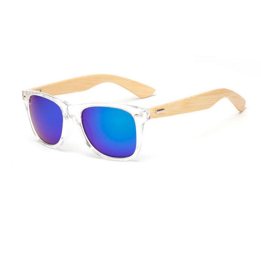 FOENIXSONG Vintage Sunglasses Women Men Bamboo Wood Arm Retro Fashion Sun Glasses Eyewear