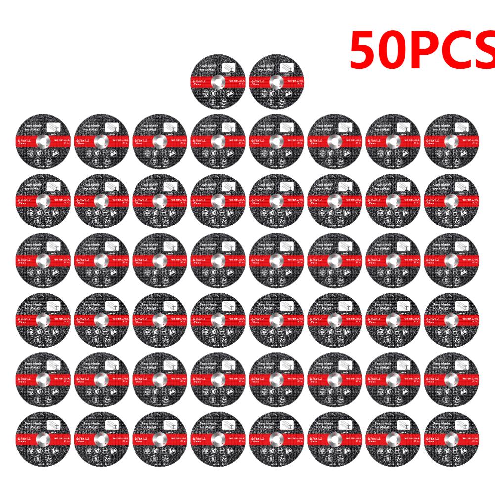 50-5PCS 76x1.2mm Metal Cutting Discs High Hardness Electric Cutting Disc Sanding Cutting Discs Blades Angle Grinder Accessories