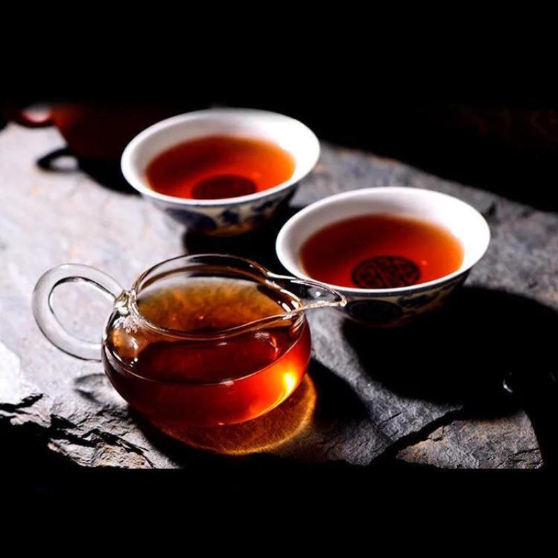 357г Чай Юньнань Пуэр Зрелый чай Старый Пуэр Юньнань Цизи Торт Выдержанный и ароматный — фото 7