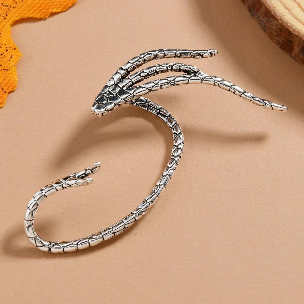 Boucles d'oreilles rétro en alliage style pieuvre, style punk personnalisé, pour hommes et femmes, peuvent porter des boucles d'oreilles sans trous d'oreille.