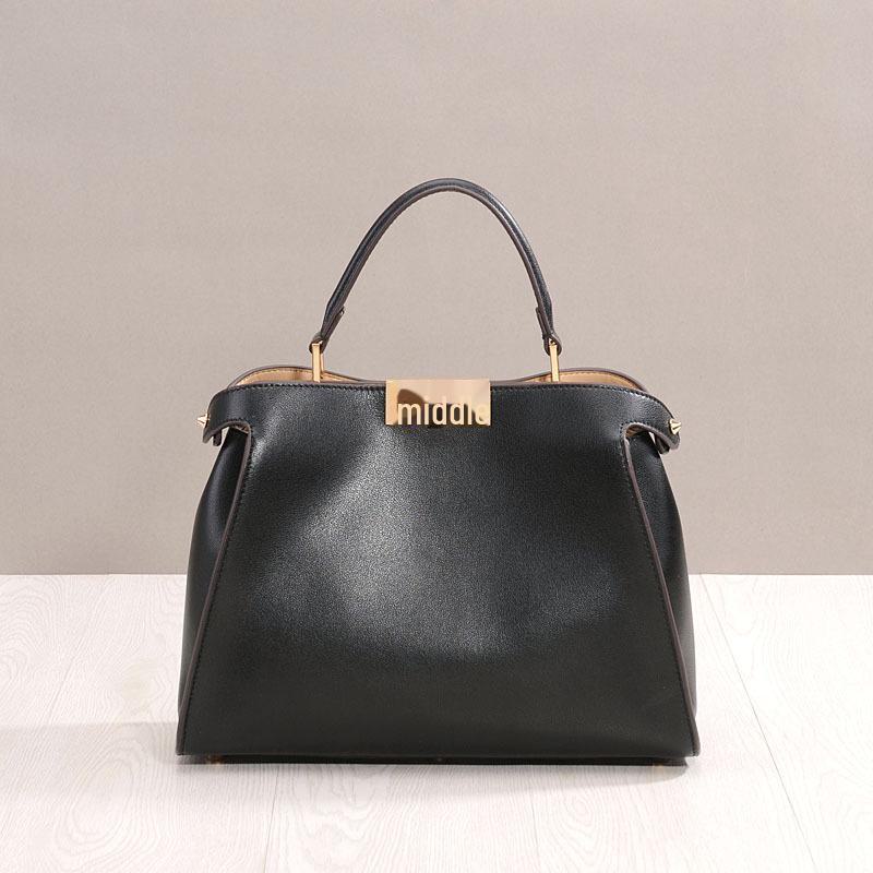 Borsa Reale da Donna in Vera Pelle 2024 con Fibbia Rotante, Design Grande Gatto, Borsa a Mano e a Spalla da Donna Versatile.