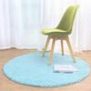 Einfarbiger kleiner runder Teppich für Wohnzimmer, Schlafzimmer, wasserabsorbierende, rutschfeste Fußmatte für Badezimmer, staubdichte Bodenmatte für Eingangsbereich