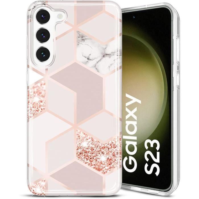 Coque de protection - Booling - pour Samsung Galaxy S23 - TPU Résistant - Design Mince - Rose