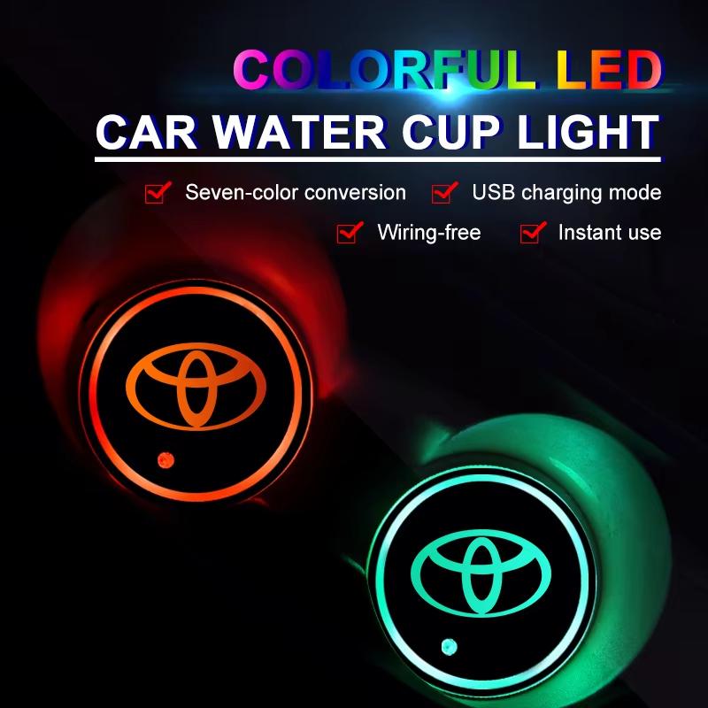 For Toyota Prius N2 Pack Car Glow Water Coaster LED Ambience Light for Toyota