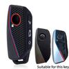 For BMW Ix I4 X7 Xm X7 X6 X5 X1 IX1 X4M 2022 2023 3 Button Silicone Remote Key Fob Keychain Ring Shell Case Cover Shell Holder