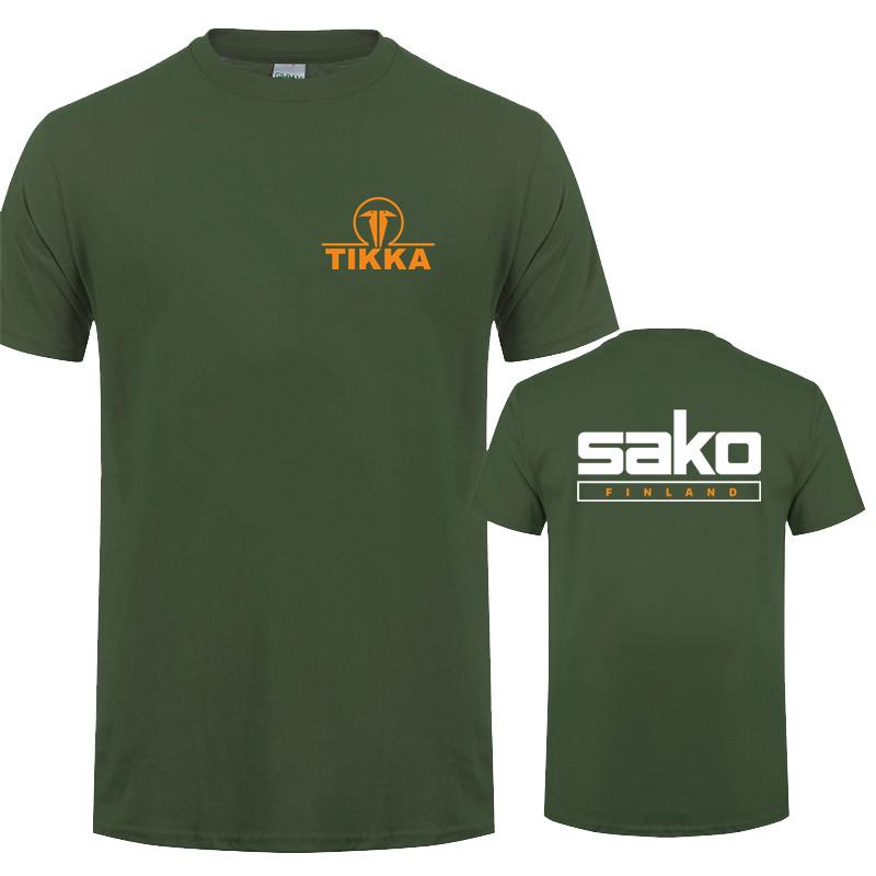 Tikka By Sako Finnland Schusswaffen T-Shirts Tees Lässige Kurzarm Baumwolle Unisex T-Shirt Lh252
