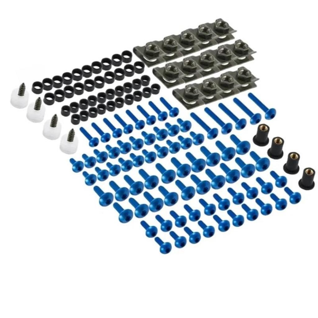 Fairing Bolt Kit Motorcycle Fairing Bolt Screw Fastener Clip Fixing Kit Fit Yamaha YZF