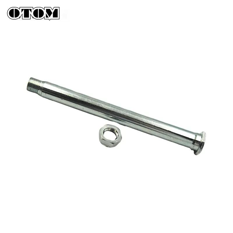 OTOM Motorrad Zubehör Vorderachse Hinterachse Radnabe Achse Mit Mutter Satz Für HONDA CRF250R CRF250X CRF450R CRF450X 2002-2019