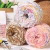 1/2Pcs 100G Hand Blended Yarn Ball DIY Handmade Knitting Crafts Bags Gloves Tassels Textile Decoration Colorful Thick Mixed Yarn Ball