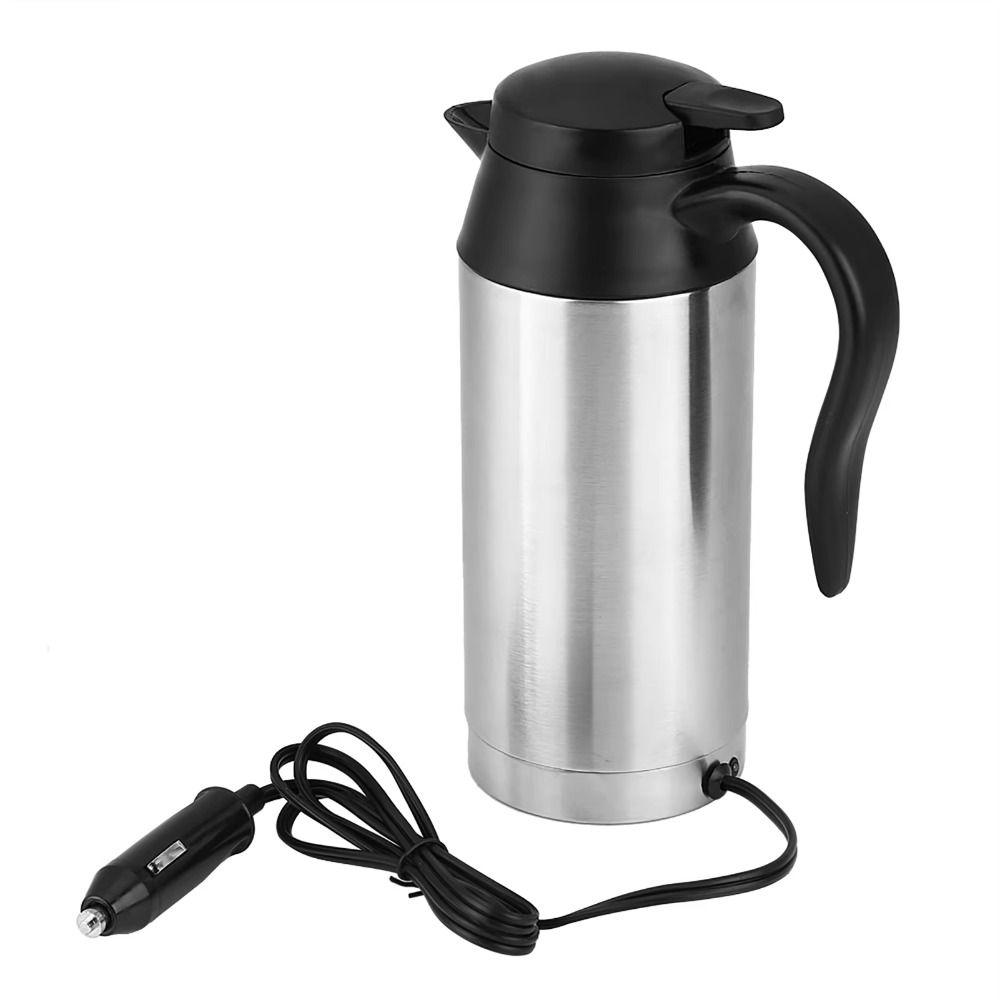 12V24V Truck Heated Tea Pot Portable Car Heated Water Bottle Car Electric Kettle Car Truck