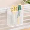 Wall Mounted Metal Hanging Basket Space Saving Stationery Storage Box Wire Organizer  Office