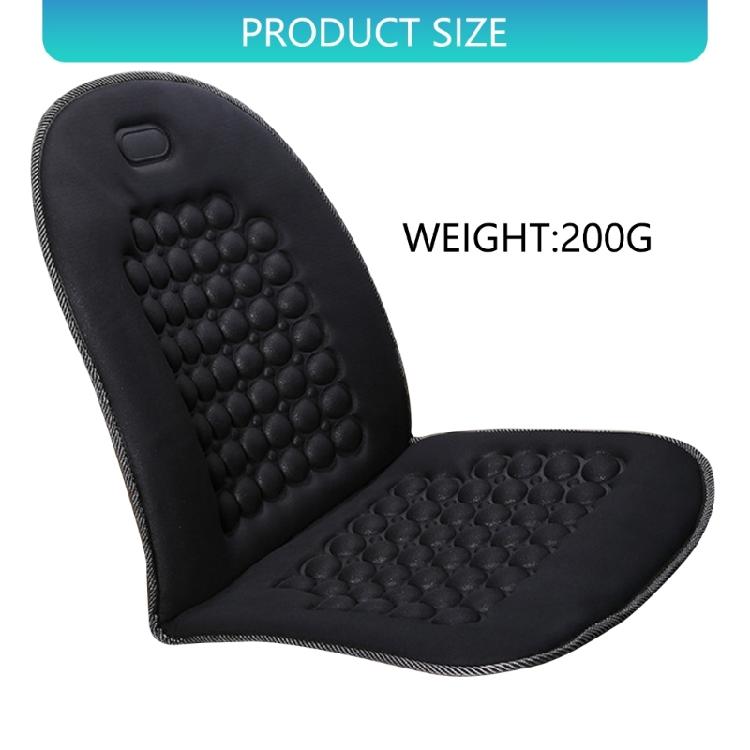 Premium Fabric Massage Pad Car Seat Cushions Lumbar Support Pillows with Comfort Design for Driver Office