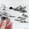 Car Travel Transparent Silicone Clear Stamps for Seal DIY Scrapbooking Album Paper Card Mountain Animal Dog