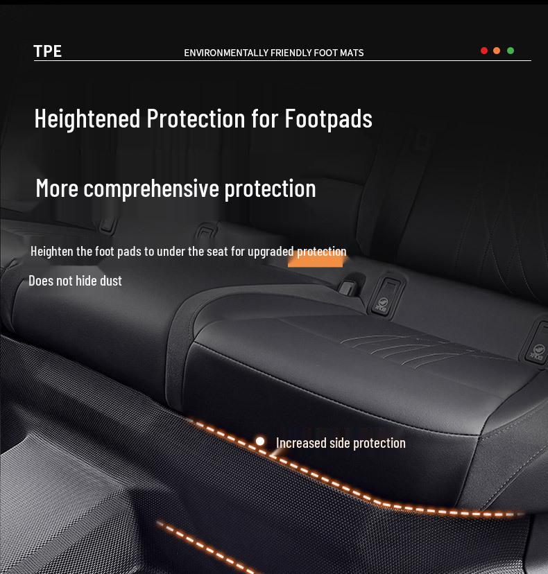BYD D1 TPE Surround Floor Mats for 2021-2023 - Driver's Seat Carpet Mat