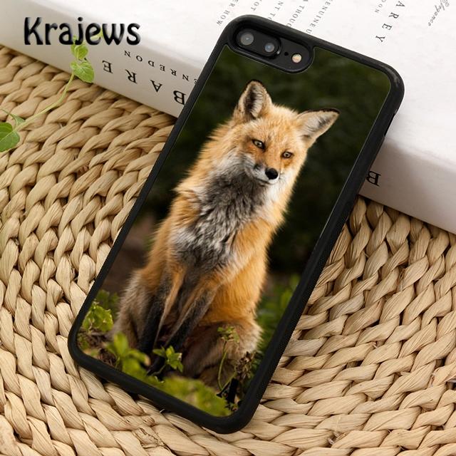 Krajews Snow Fox Animal Soft Phone Case Cover For iPhone 17 Air 16 15 14 Plus 11 12 13 Pro Max Coque Fundas