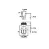 Car Toggle Switch Modified Replacement Upgrading 12mm 2 Gear Automotive Vehicle Switches Controller Accessories