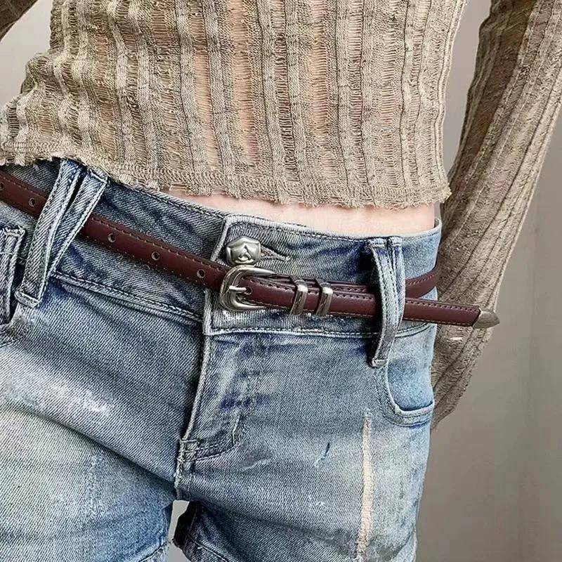 Korean Version Candy-Colored Small Leather Belt For Women Thin Style Summer Decorative Simple And Versatile Pairs With Dress