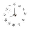 3D Number Large Wall Clock Silent Simple Fashionable Decorative Numeral Wall Clock for Living Room