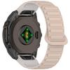 Two-Color Magnetic Quick-Release Silicone Watch Band for Garmin Fenix 8/7X/7S/6X/5S Plus
