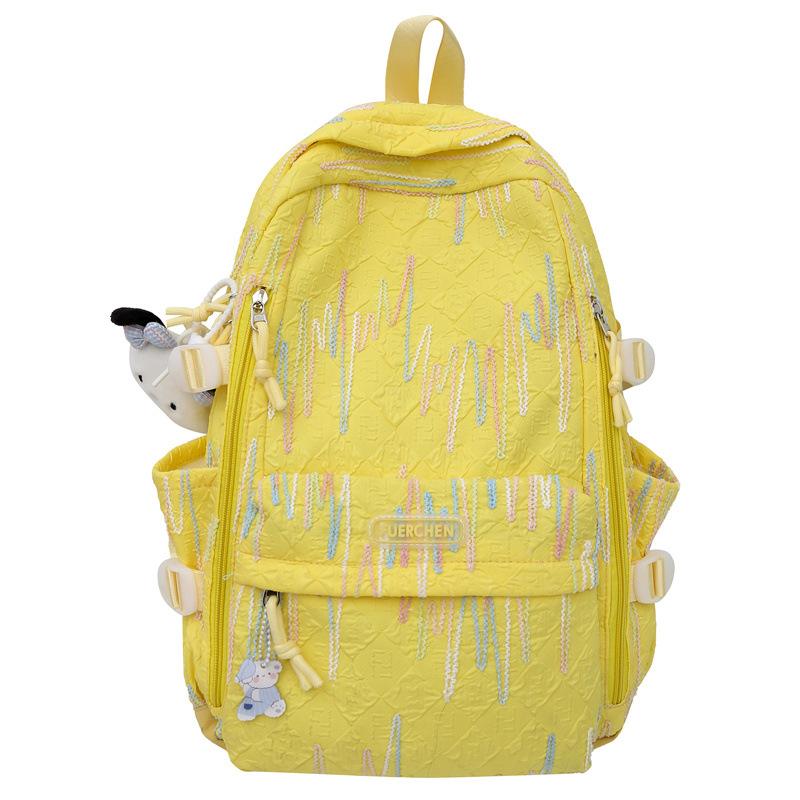 Mochila Casual Estilo Universitario de Gran Capacidad Estilo Coreano Mochila de Moda Estilo Pequeño Fresco