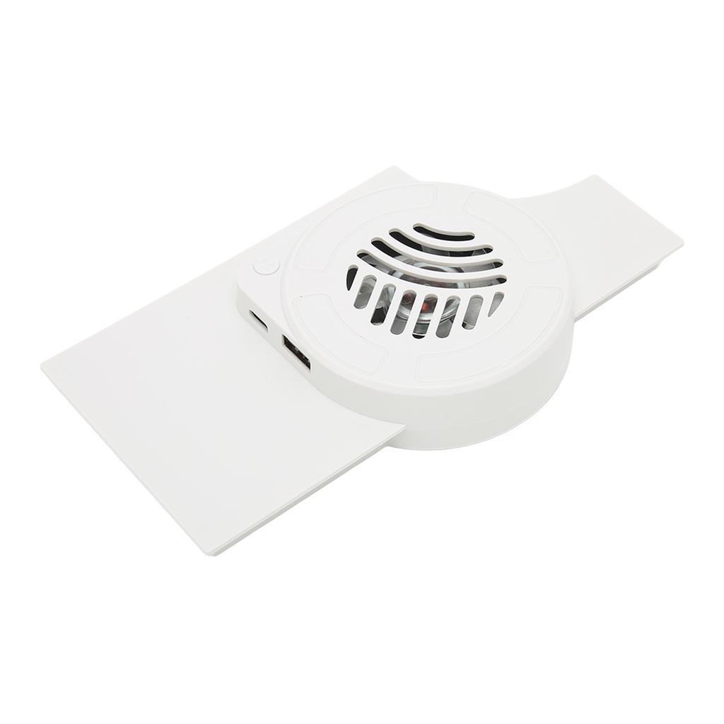 Game Console Cooling Fan USB Charging Game Temperature Cooler Fan with Blue Light for Switch OLED Host