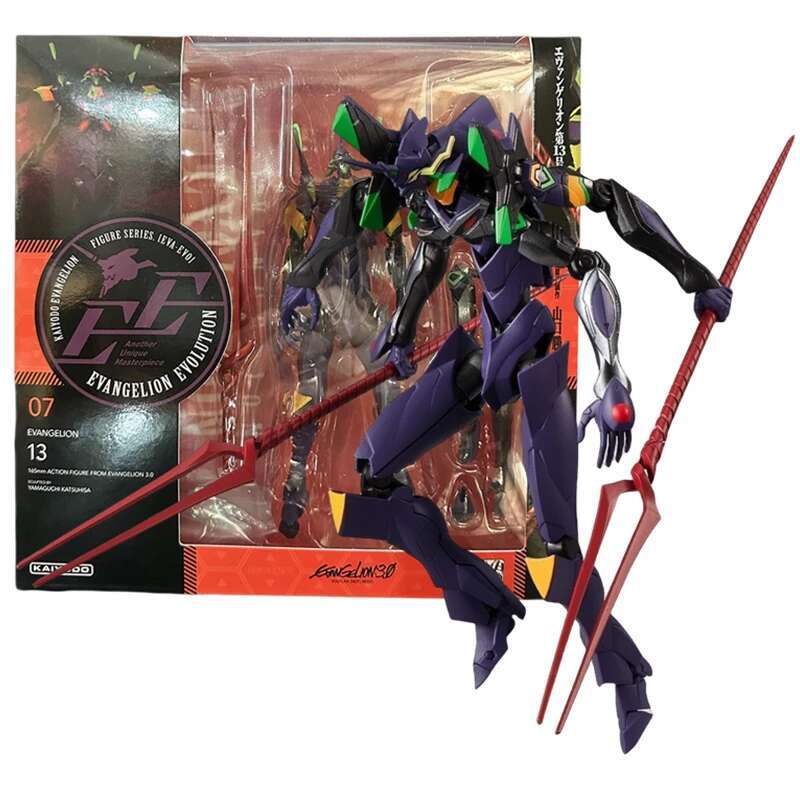 

AMAZING KAIYODO EVA YAMAGUCHI EVANGELION-13 Action Figures Super Evagelion-01 PROTOTYPE kari Shinji Langley Ayanami Production