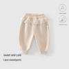 2026 Toddler Princess Sweatpants: Baby Joggers for Spring/Autumn, Casual Outdoor Pants