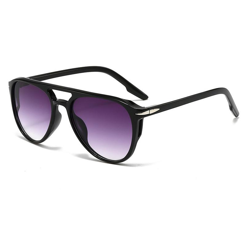 Vintage Rivet Pilot Oversized Sunglasses Women For Men Sun Glasses Punk Big Frame Luxury Brand Designer Popular Shades Uv400