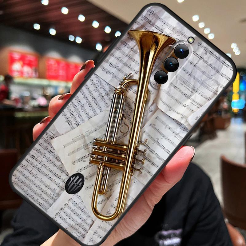 Piccolo Trumpet Brass Instruments Case For ZTE Nubia Red Magic 8S 9S 10S 8 9 10 Pro Plus 6S 7S 6 7 Pro 5G 6R 11 Pro Plus Cover