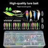 Fishing Lure Kit Soft And Hard Bait Set Gear Layer Jig Spoon For Bass Pike Crank Tackle Accessories With Box