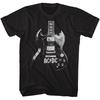 AC/DC Angus Young Guitar Black Rock and Roll Music Band T-Shirt