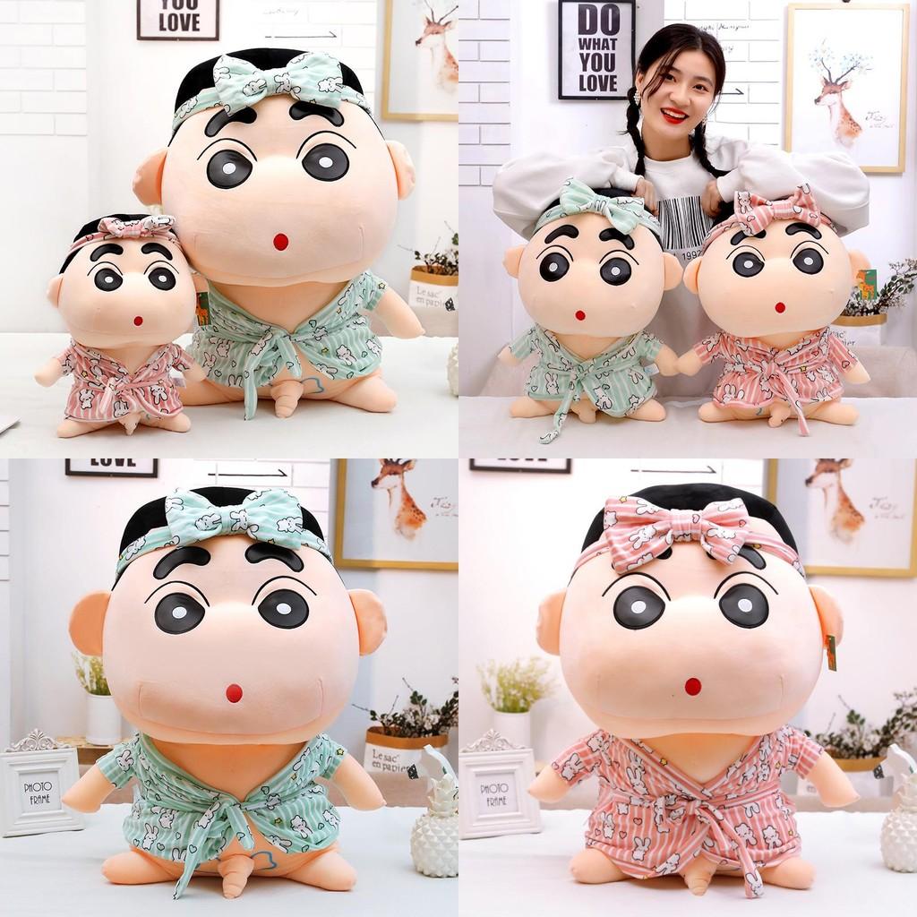 Crayon Shin Chan Cartoon Plush Toy Stuffed Doll Kid Bathrobe Character Dress Up