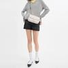 Coach Hadley 25 Metal Logo Turnlock Closure Leather Crossbody Shoulder Bag Medium Women Bags White CY683-IMCHK