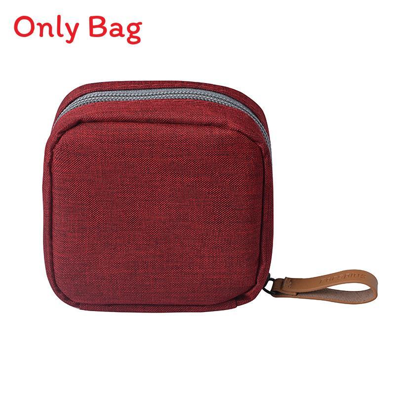 Portable Travel Makeup Bag With Nylon Material Compact Organizer For Cosmetics And Toiletry Storage