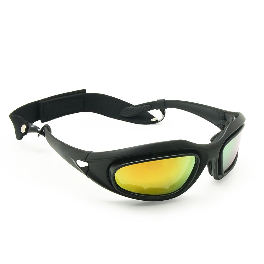 Occhiali Sportivi Daisy One C5 Occhiali da Sole Kit 4 Lenti Occhiali Tattici da Gioco di Guerra Tempesta nel Deserto per Uomo Sportivi