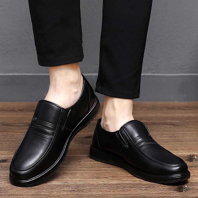 High Quality Men Casual Shoes Spring Autumn Father'S Footwear For Men Soft Slip-On Mens Loafers Male Comfortable Slip On Flats