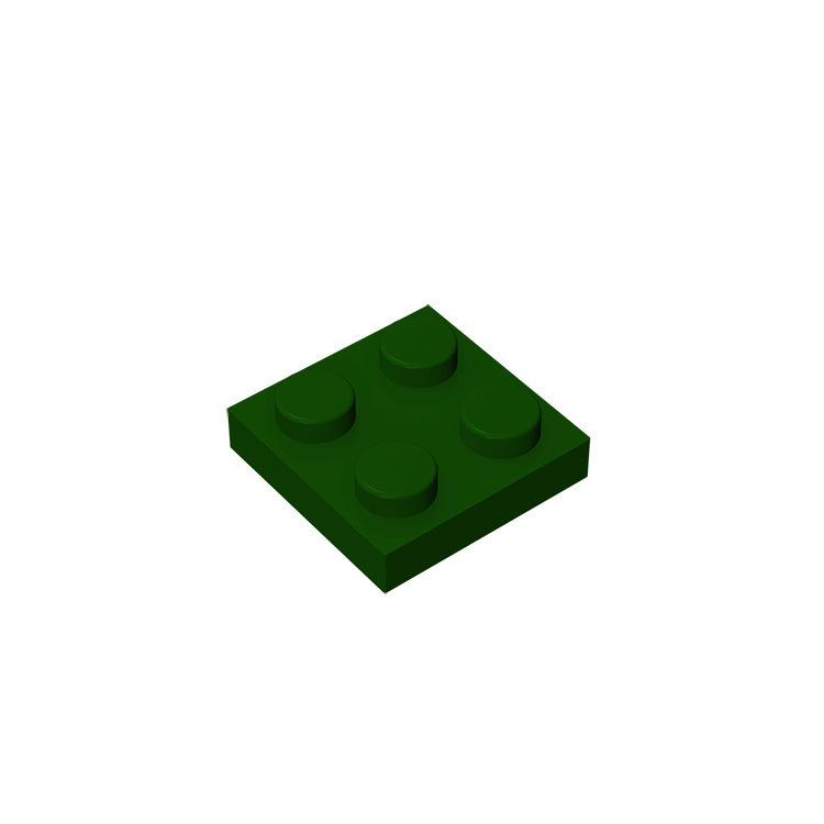 20Pcs MOC Parts 3022 94148 Plate 2 X 2 Compatible Bricks DIY Assmble Building Blocks Particle Kid Puzzle Brain Toy Birthday Gif