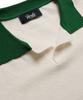 NODU Summer Vivid Color Block Collar Knit [Ivory]