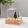 M-Modern-Table Art Deco Cube Christmas Tree Figurines Interior Room Table Glow Decorated Gifts