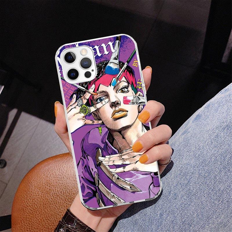 JoJo's Bizarre Adventure Diamond Is Unbreakable Phone Case For iPhone 17 Air 16 Pro Max 16E 15 + 14 Plus 11 12 13 Mini 7 8 SE Gi