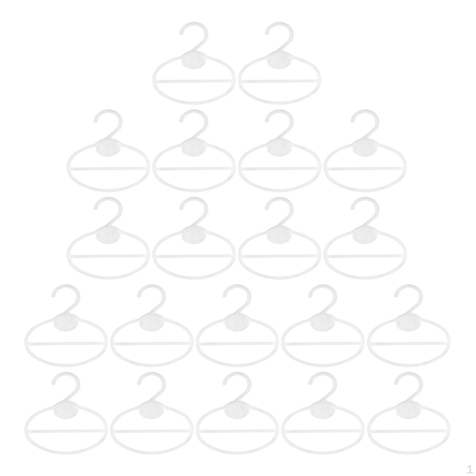 20 Oval Scarf Shawl Tie Rack Accessories Multipurpose Universal Space Saving Display for Clear 17cm 900₽