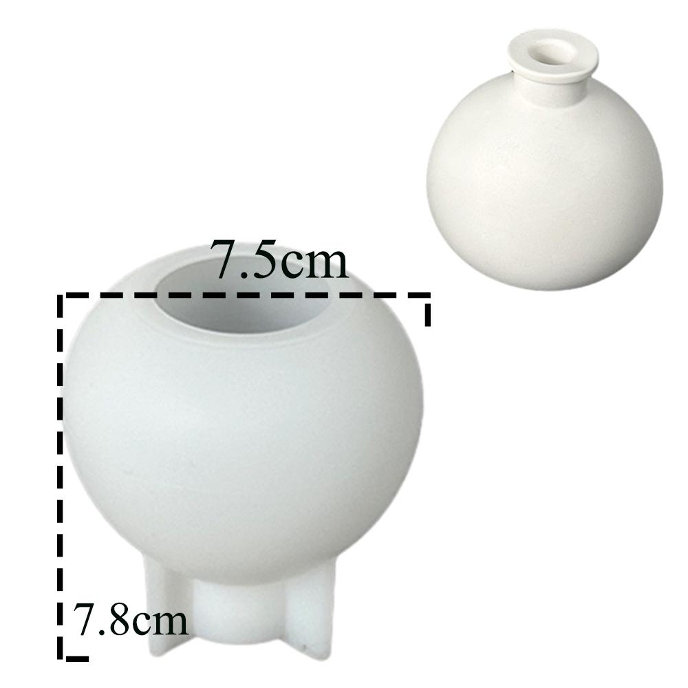 DIY Vases Silicone Mold Pottery Cement Planter Crafts Molds Crystal Epoxy Resin Plaster Concrete Flower Pot Mould Home Decor