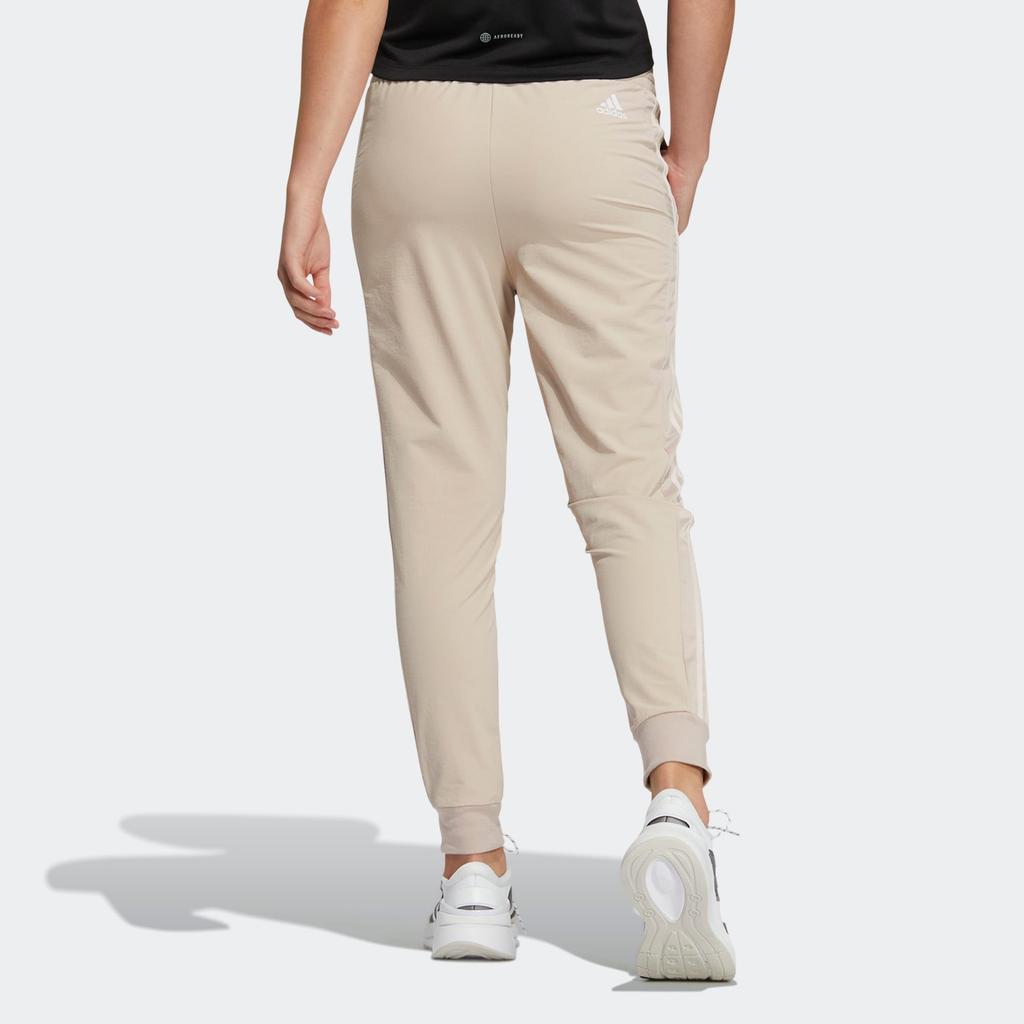 Adidas Schlanke gewebte Hose Einfarbig Gerade Lässig Sporthose Damenhose Wunder-Graubraun HY2884