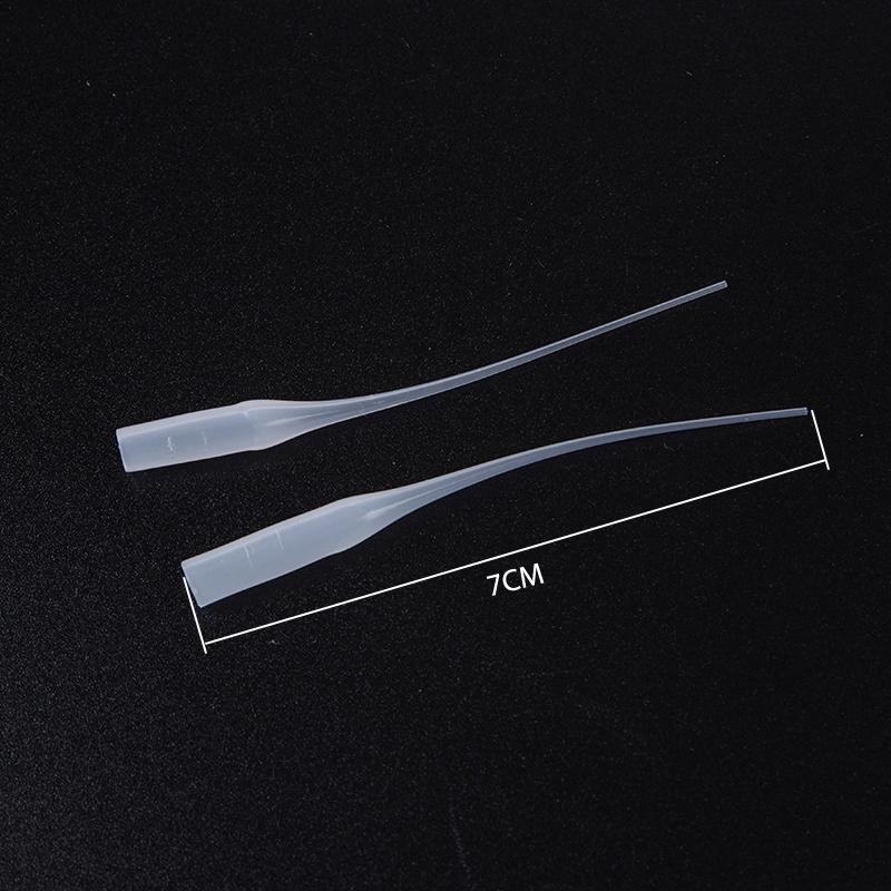 100pcs Precision CA Glue Tips Plastic Micro-Tips Extender Applicator for Fine Detail Work