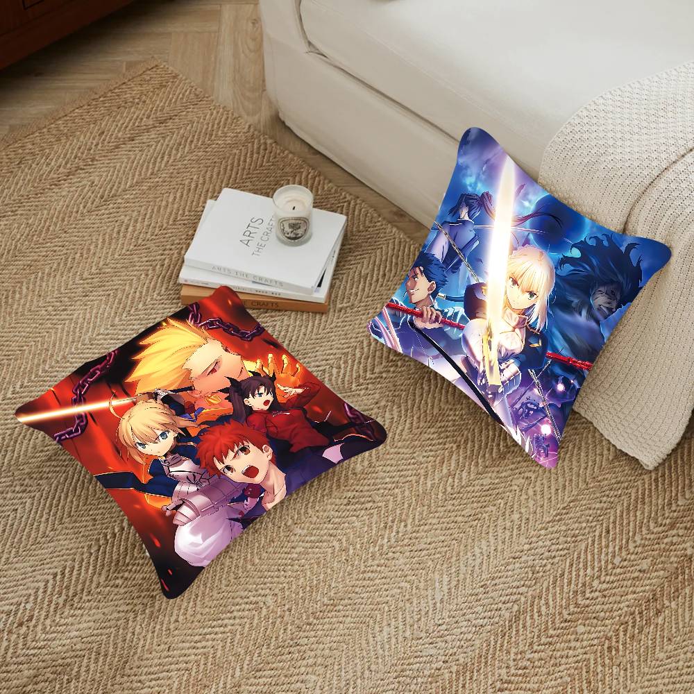 Anime Fate-Stay-Night Cushion Cover Decorative Pillow Sofa Home Decor Case Pillow Cases