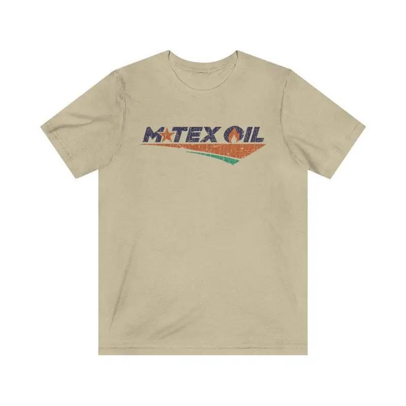 

M Tex Oil Company 1985 Vintage Men S T Shirt 5XL різнокольоровий